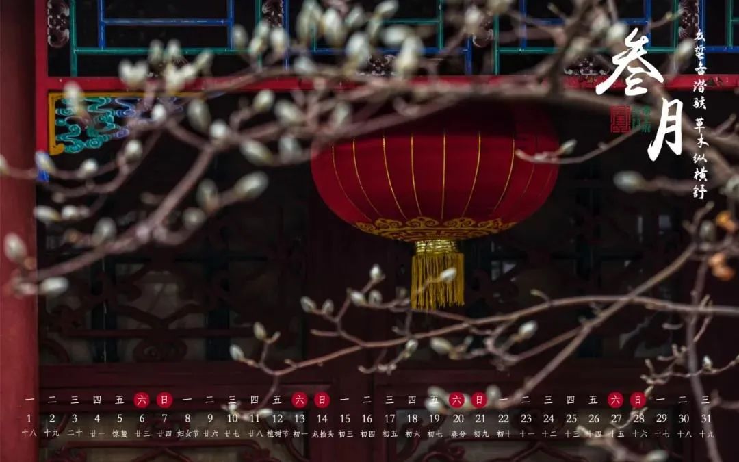 兩會開啟，3月拼顏值拼知識的月歷大賞...(圖9)